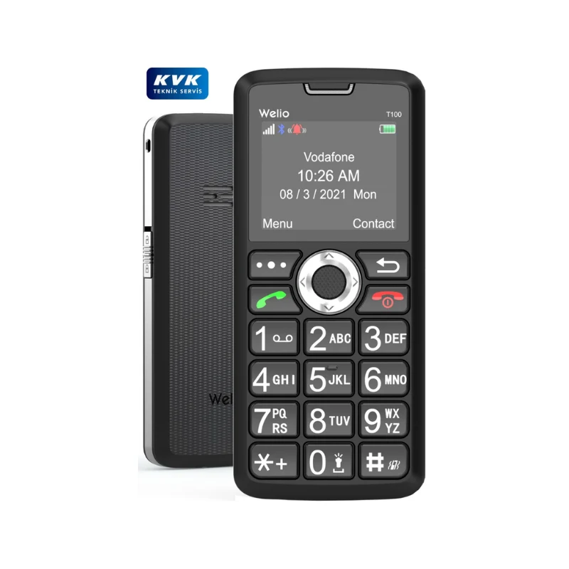 Welio WKey T100 kamerasız tuşlu telefon ürün görseli
